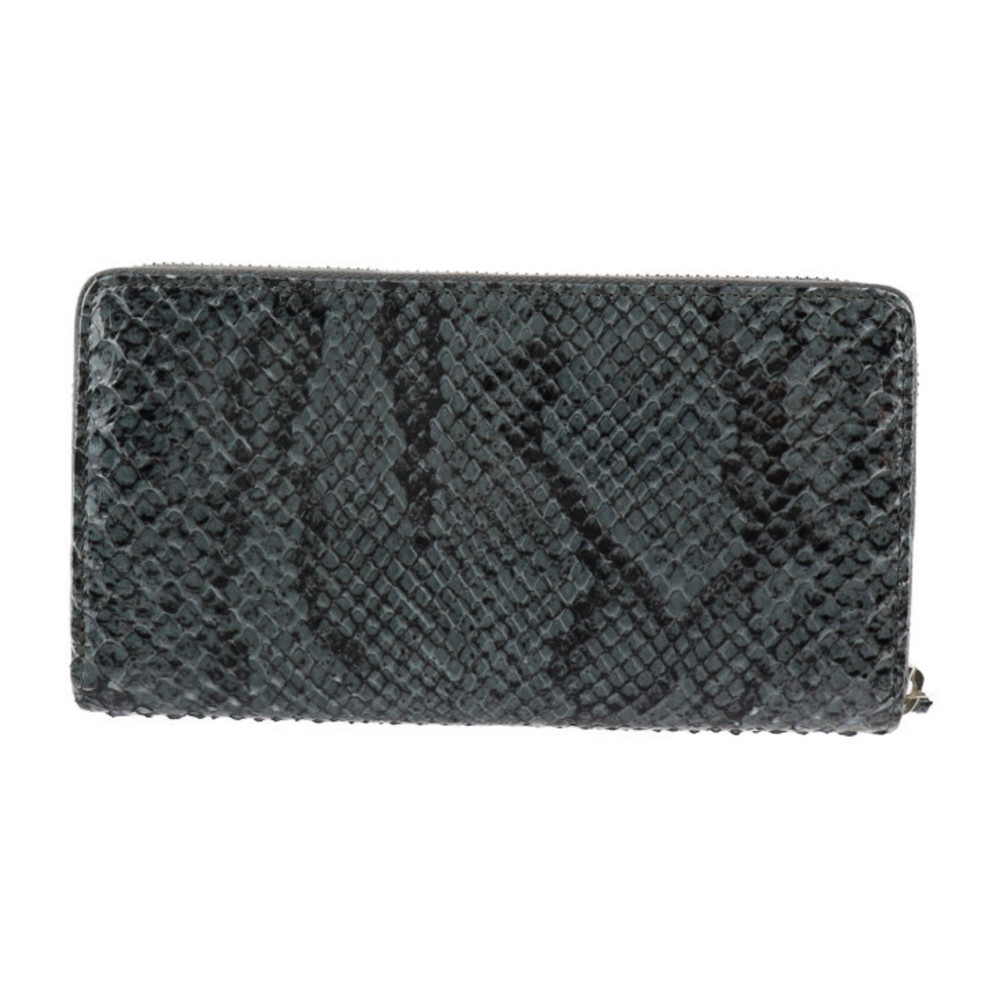 Gucci Zip Around Long Wallet Python Gray - image 3
